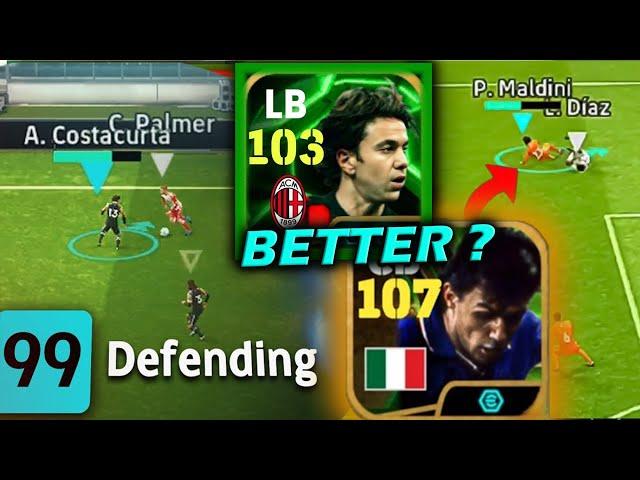 NEW COSTACURTA VS MALDINI EPIC Booster: WHO'S BEST DEFENSIVE FULL BACK efootball 2025?