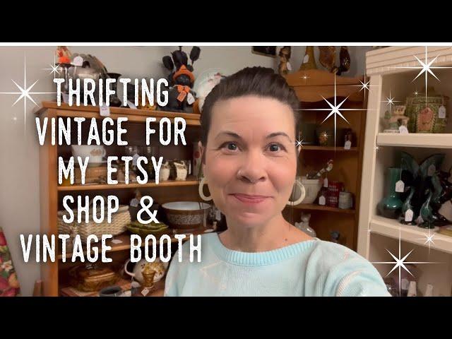 Thrift With Me And Vintage Booth Restock