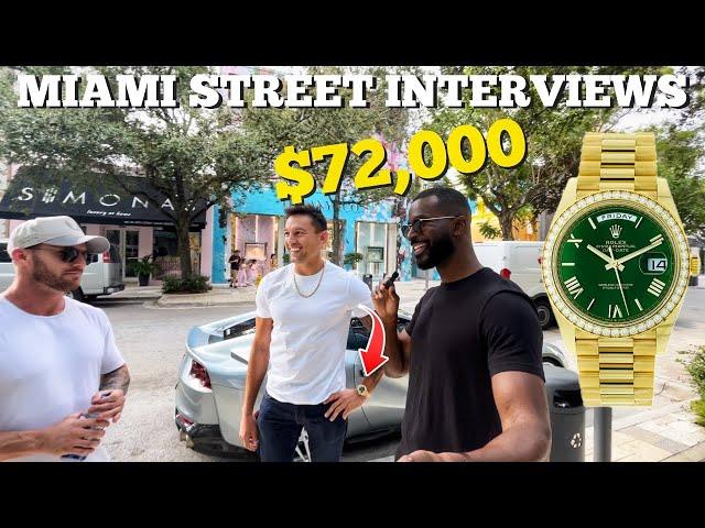 Asking what watches people are wearing in Miami - Street Interview Ep.1