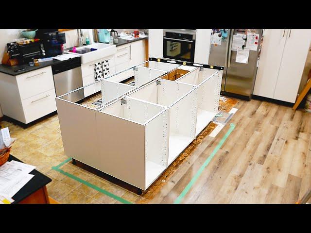 Build Your Dream Kitchen Island: Ikea's Surprising Floor Mounting Solution : Ep. 15