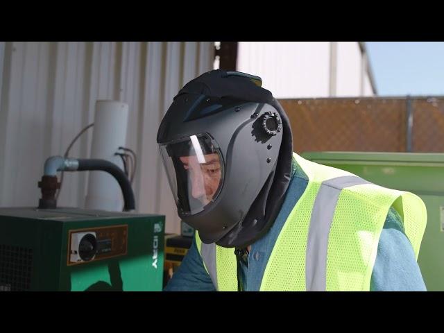 ALLEGRO EZ Air Flex Grinding Air Shield Supplied Air Respirator