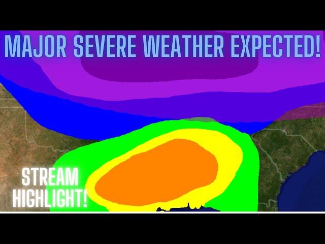 Major Severe Weather Expected! Full Pat's Path Predictor Stream Highlight!
