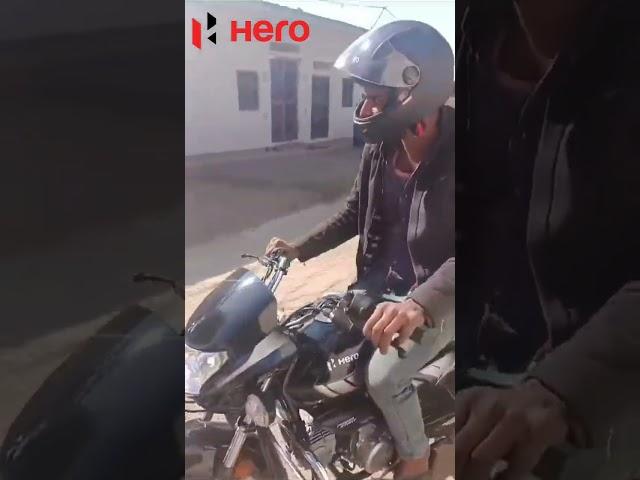 hf deluxe model test ride activity#Hero Model #Hero motocorp ltd