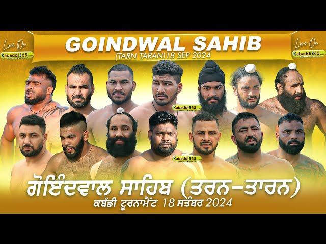 [Live] Goindwal Sahib (Tarn Taran) Kabaddi Tournament 18 Sep 2024