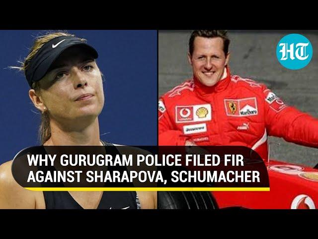 Tennis star Maria Sharapova, F1 racer Michael Schumacher booked for fraud in Gurugram