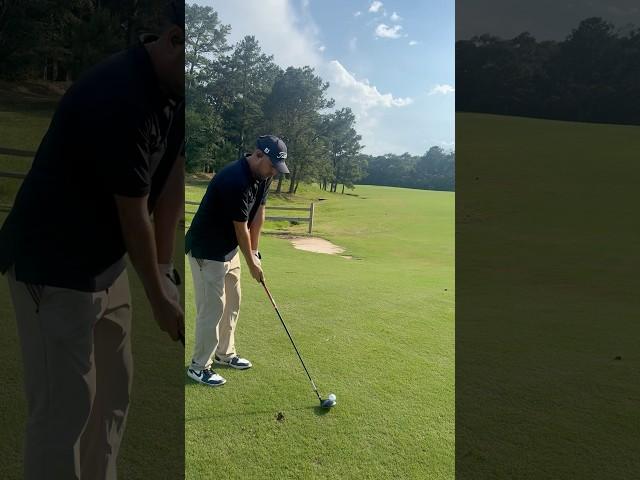 Lunaknowgolf Christian second shot par five not too bad of a shot