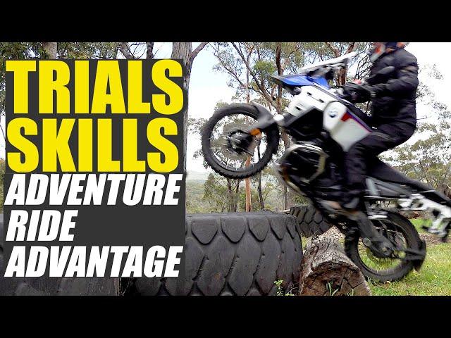 Trial Skills:  Adventure Bike Riding Advantage | 2024 BMW 1300 R GSA Trophy X