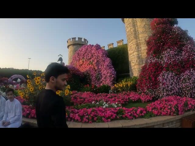 Dubai Miracle Garden || Mashum Billah Vlog || Go Pro 10 Video, No Edit