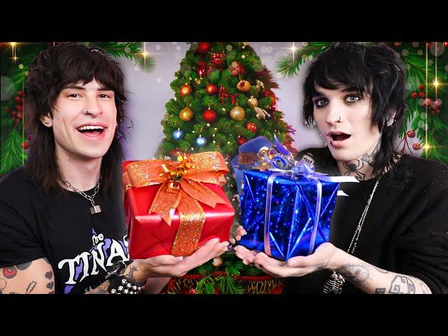 Giving eachother Christmas Gifts!