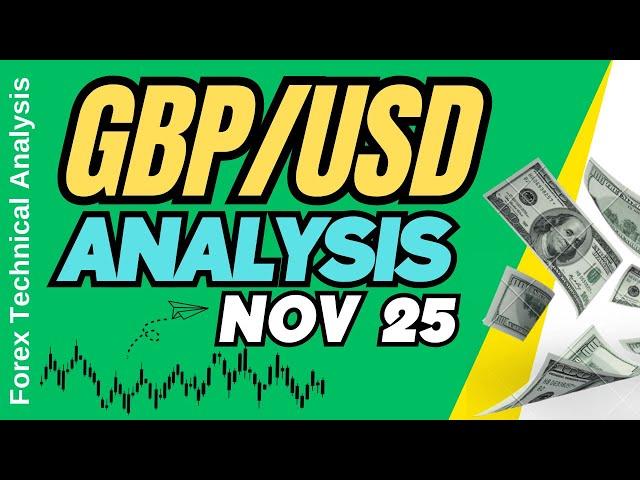 GBP USD Technical Analysis for November 25, 2024