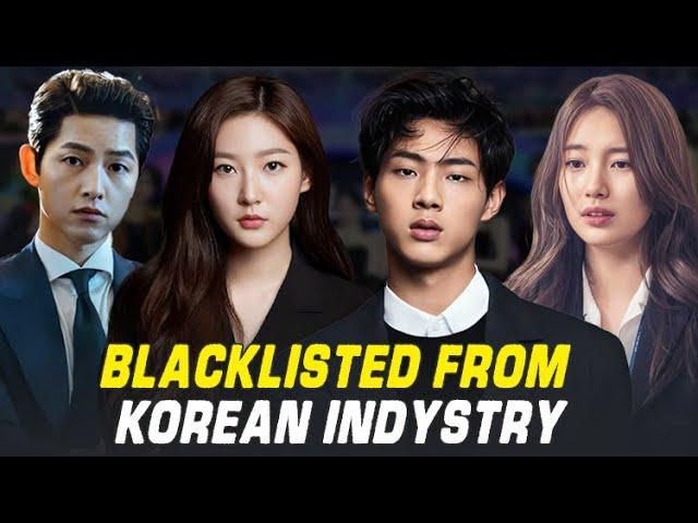 Top Korean Actors Who Got BLACKLISTED from Korean TV || Song Joong Ki || Bae Suzy