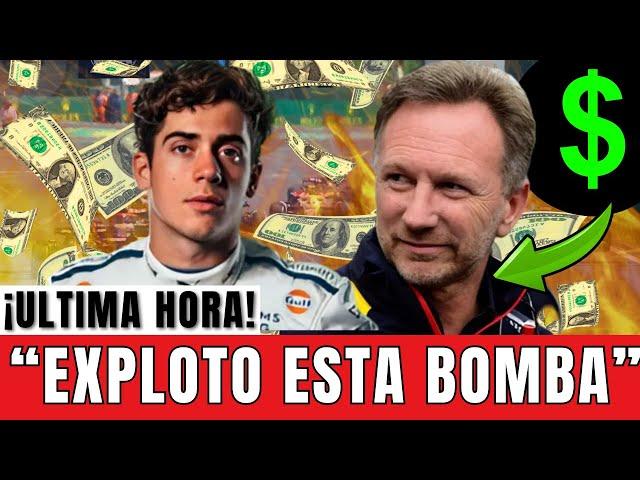 ¡BOMBAZO! ¡RED BULL CIERRA LA PUERTA A FRANCO COLAPINTO!  NOTICIAS DE F1 HOY