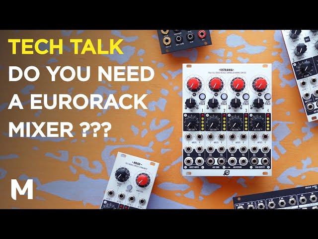 Introduction to eurorack audio mixers - with Xaoc Praga, Hrad, Ostrawa, Bohumin