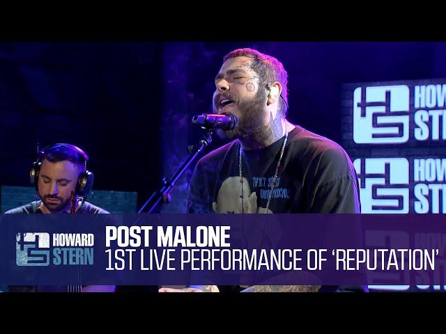 Post Malone “Reputation” Live on the Stern Show