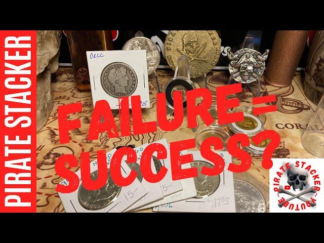 How to Fail Upward at Stacking Precious Metals!  #fail  #win  #silver  #gold