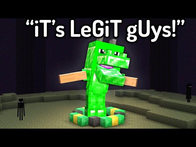 The FUNNIEST FAKE Minecraft Speedruns EVER