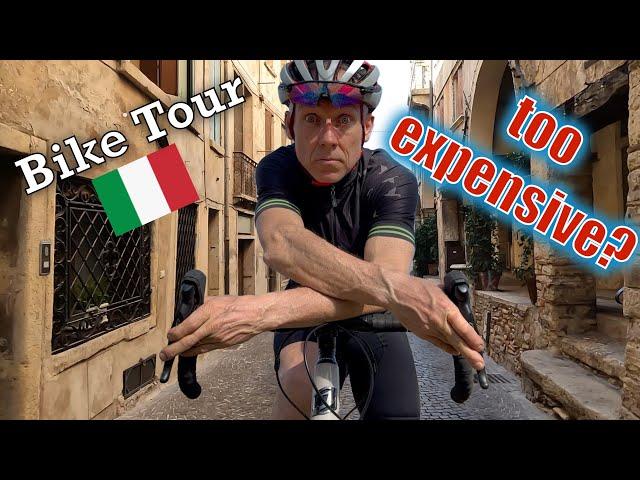 How much is it? ITALY Cycling tour vs. unplanned trip.