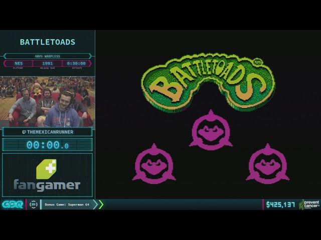 Battletoads by TheMexicanRunner in 29:04 - AGDQ 2018 - Part 76