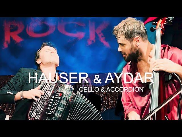 HAUSER & AYDAR - cello & accordion (ROCK for 17,000 people in Berlin!!!)