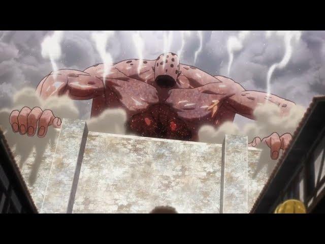 Turkey titan attacking wall/ AOT s3 ep 10