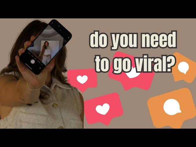 How important is going viral as an online coach?