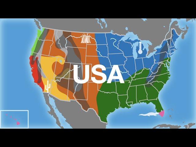 USA - Geografie und Klima