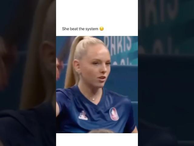 She beat the system 
