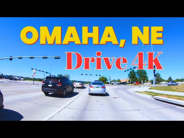 Drive Tour 4K | 84th Street, Shadow Lake DR to West Center RD, Papillion, NE & Omaha, Ne, USA | 2024