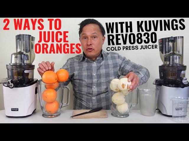 2 Ways You Can Make Orange Juice with the Kuvings REVO830