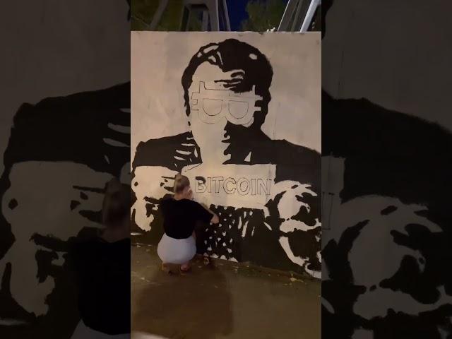 Hidden Bitcoin Murals: Exploring Crypto Culture in Street Art. #cryptoart #bitcoinart #mural