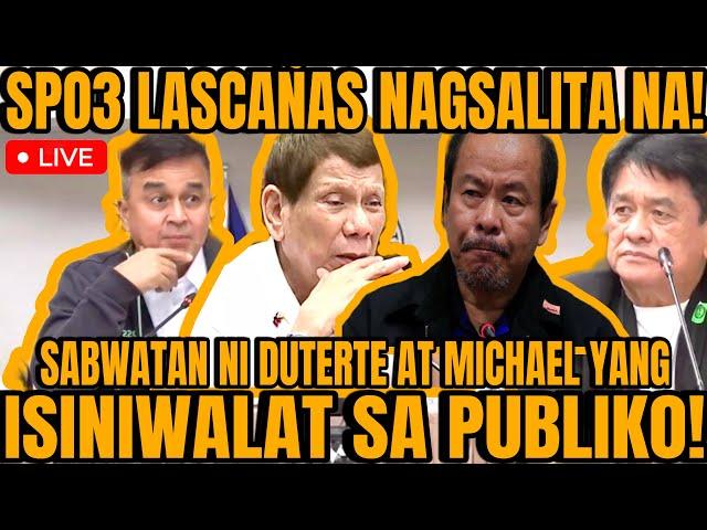 SPO3 LASCAÑAS ISINIWALAT ANG LAHAT NG NALALAMAN, DRIVER NI DUTERTE PUMALAG KAY LASCAÑAS!