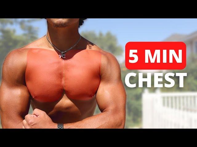 5 Min. Home Chest Workout (No Equipment Needed)