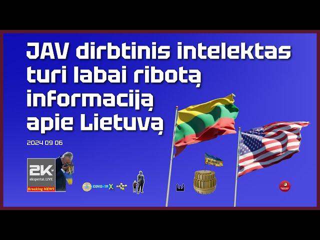 Lietuva turėtų pademonstruoti lyderystę ir patobulinti JAV dirbtinį intelektą