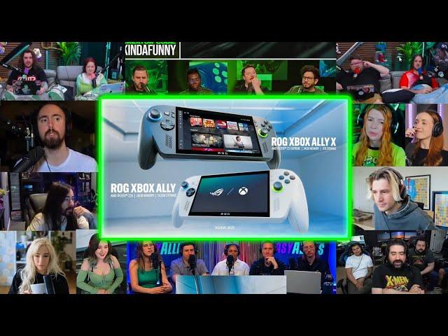 ROG XBOX ALLY World Premiere Reveal Trailer REACTION MASHUP | XBOX Games Showcase 2025