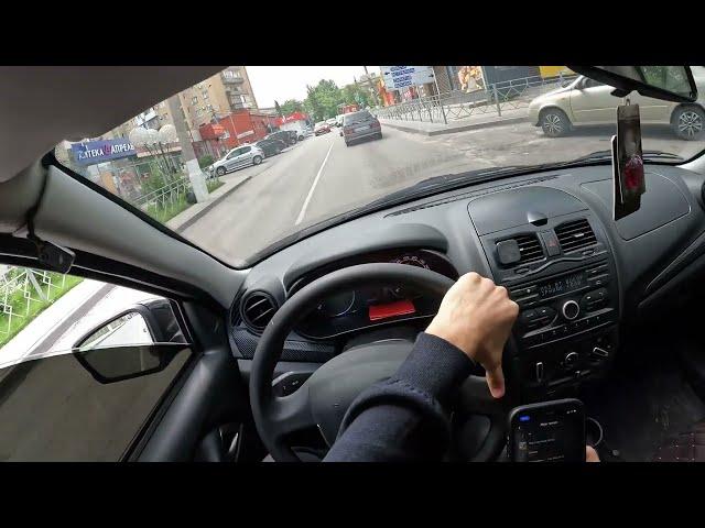 ПОКАТУШКИ В БУНКЕРЕ ПОД МУЗЫКУ НА LADA GRANTA FL  | POV LADA GRANTA | ГРАНТА ОТ ПЕРВОГО ЛИЦА