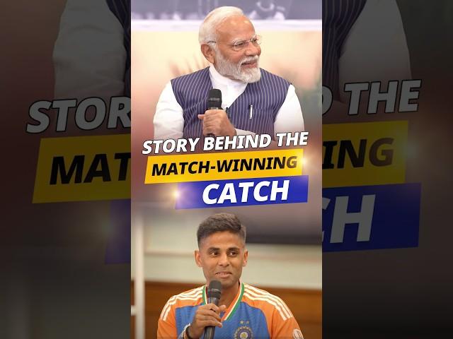 Hardik Pandya reveals story behind Surya's match winning catch to PM Modi | #shorts