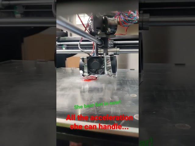 #Destroying Raise3D N2+ #3dprinter #cnc #overclocked.. all speed she got!