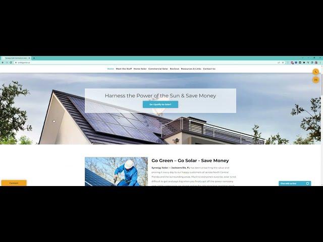 Solar Contractors Website
