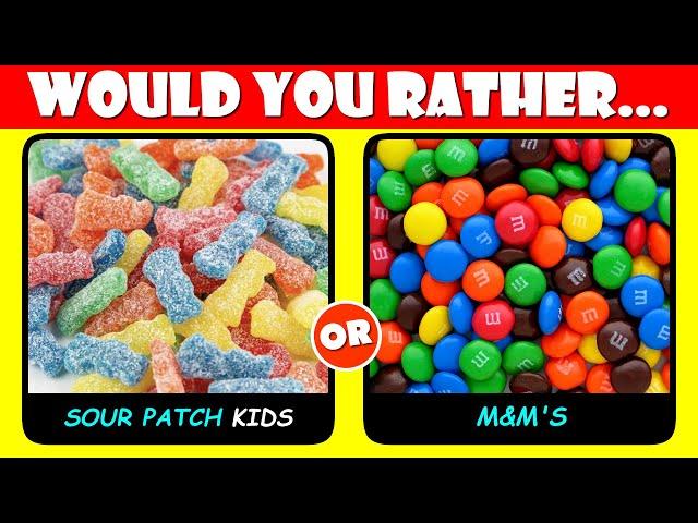 Would You Rather…? CANDY Edition  | 80 Different Candies & Junk Food   