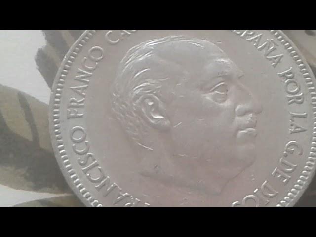 $12.000 Monedas NIQUEL Barcelona mas Raras Valen Una Fortuna cinco Pesetas 1949 *50 Estado español.