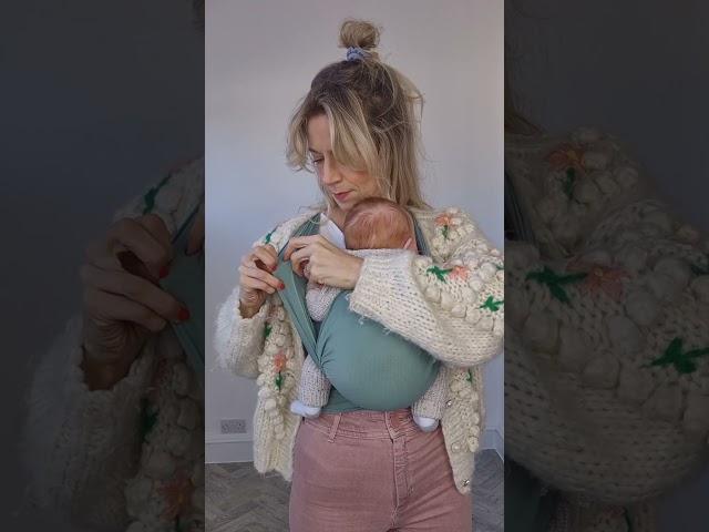 The Best Baby Sling? Izmi Breeze Baby Wrap! Leave it on, pop them in ️ IzmiBaby.com
