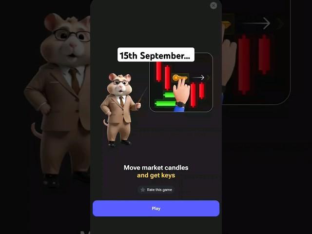 15th september hamster combat key puzzle solved.. hamster combat mini game #shorts  #hamsterkombat