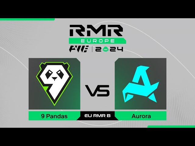 9 Pandas проти Aurora | PWE CS2 EU RMR B 2024