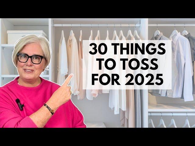 30 Things to Declutter from Your Closet for 2025