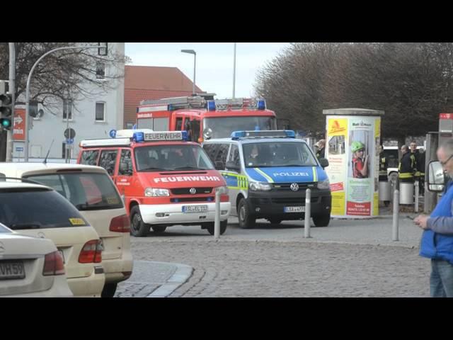 Großeinsatz am Bahnhof Aschersleben