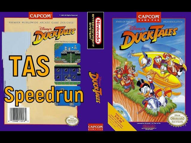 "Duck Tales" TAS Speedrun Мировой рекорд - "Утиные Истории" ТАС Спидран World record