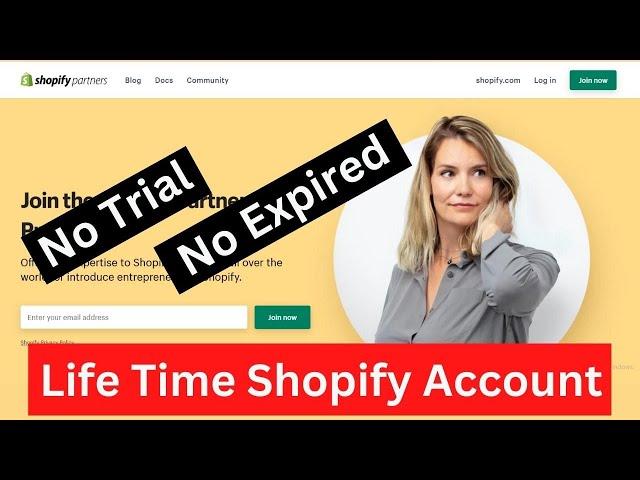 Free Shopify Lifetime Account || Create Shopify Store for Lifetime without Purchasing plan.