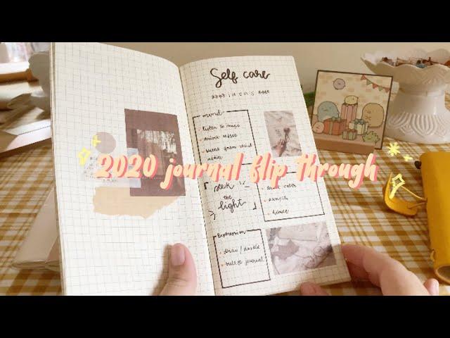  2020 journal flip through  (ideas for your future planner)