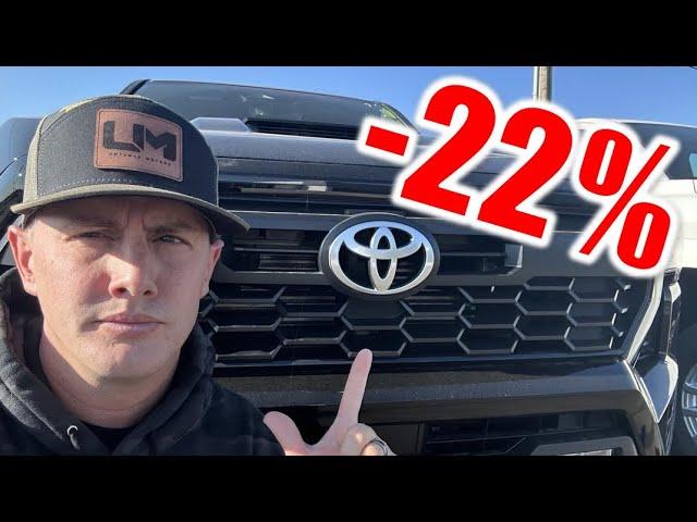 Toyota Dealers in PANIC MODE as SALES PLUMMET!