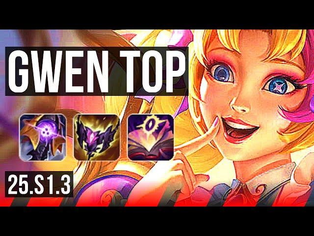 GWEN vs RENEKTON (TOP) | 8 solo kills, Legendary | NA Challenger | 25.S1.3